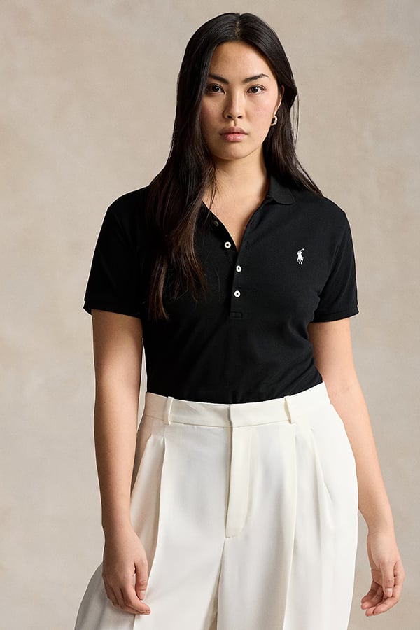 ΜΠΛΟΥΖΑ ΠΟΛΟ POLO RALPH LAUREN - POLO BLACK/WHITE PP